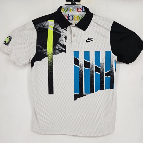 Nike Other - Vintage Nike Challenge Court Polo Shirt Mens Medium White Andre Agassi Tennis